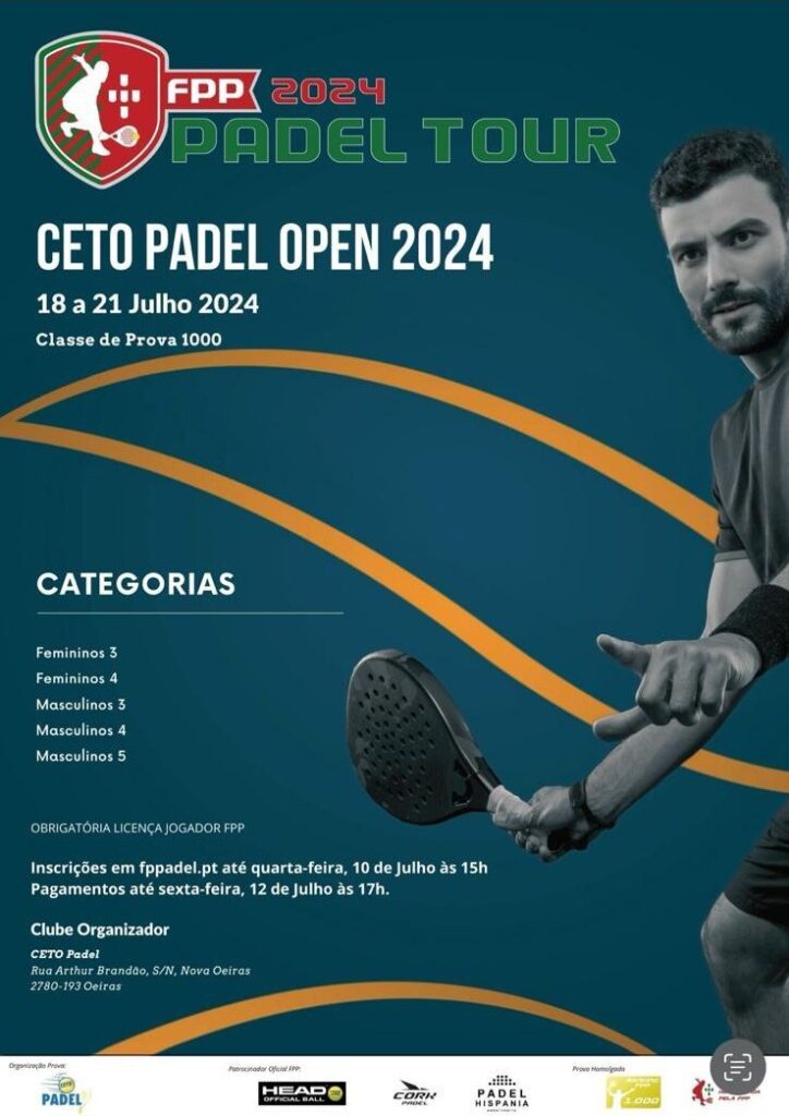 CETO Padel Open 2024: Prova de Classe 1000 Agita Oeiras em Julho 2 ceto padel open 2024 18 a 21 julho e1741471172345